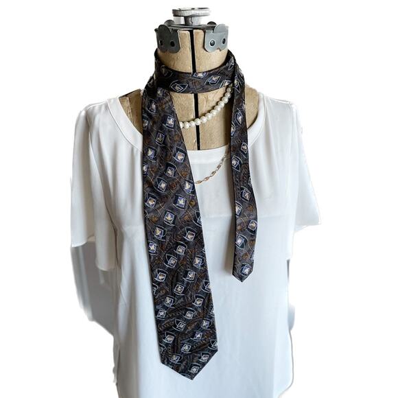 Vintage leaf tie - Picture 2 of 5